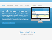 Tablet Screenshot of mojespisovka.cz